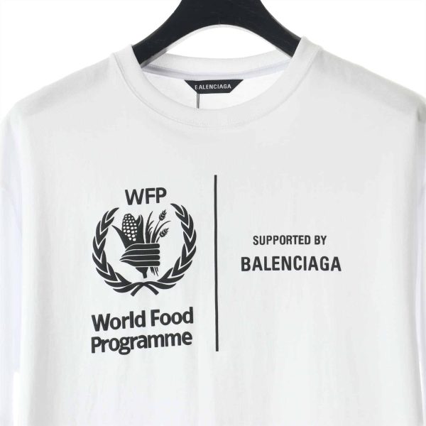 Balenciaga World Food Programme T-Shirt – BBS027 - Image 3