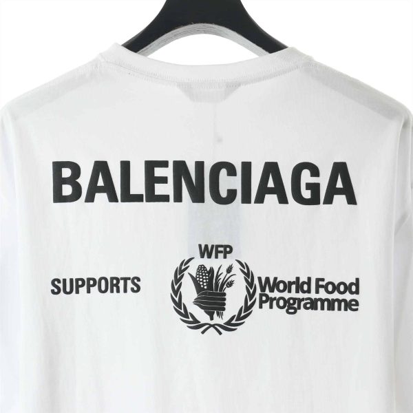 Balenciaga World Food Programme T-Shirt – BBS027 - Image 5