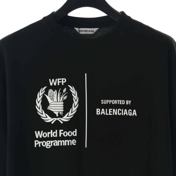 Balenciaga World Food Programme T-Shirt – BBS028 - Image 3