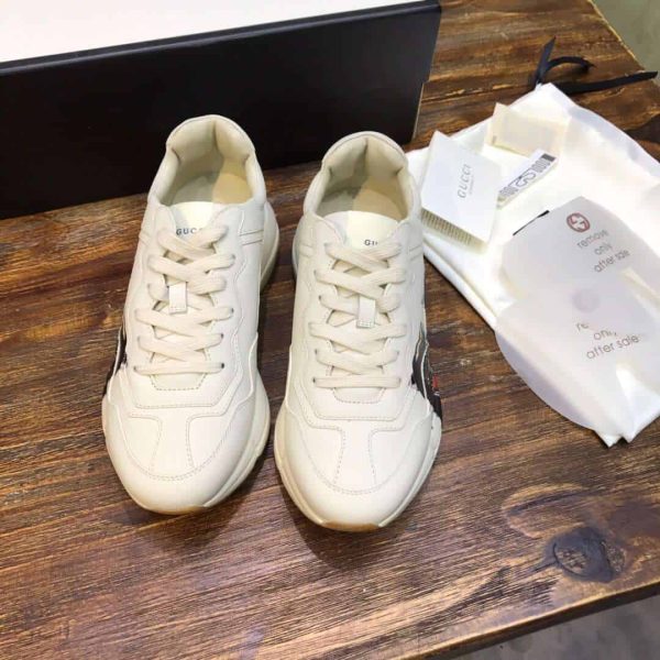 GUCCI RHYTON LEATHER SNEAKER WITH TIGERS - Image 3