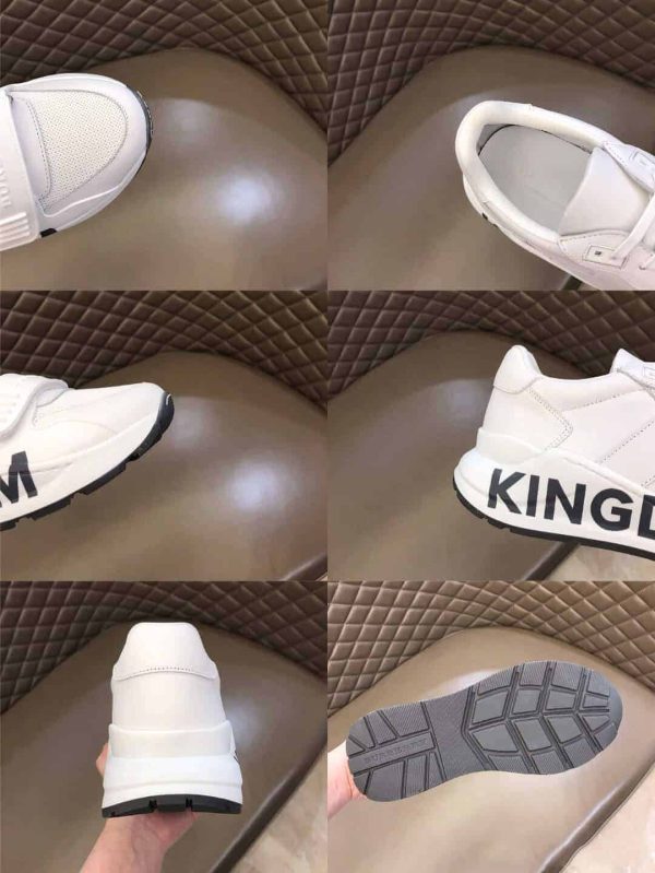 BURBERRY KINGDOM PRINT SNEAKERS IN WHITE – BBR56 - Image 10