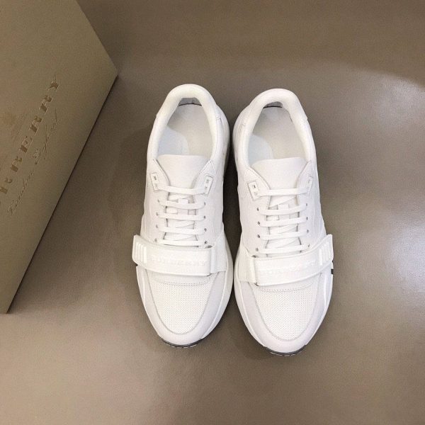 BURBERRY KINGDOM PRINT SNEAKERS IN WHITE – BBR56 - Image 9