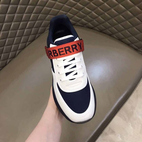 BURBERRY LOGO STRAP SNEAKERS – BBR54 - Image 4
