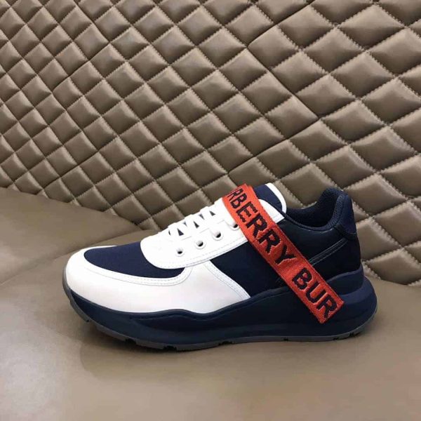 BURBERRY LOGO STRAP SNEAKERS – BBR54 - Image 5