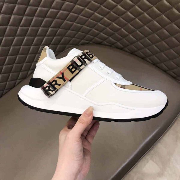BURBERRY LOGO STRAP SNEAKERS – BBR55 - Image 2