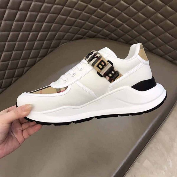 BURBERRY LOGO STRAP SNEAKERS – BBR55 - Image 3