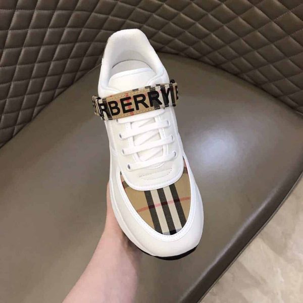BURBERRY LOGO STRAP SNEAKERS – BBR55 - Image 4