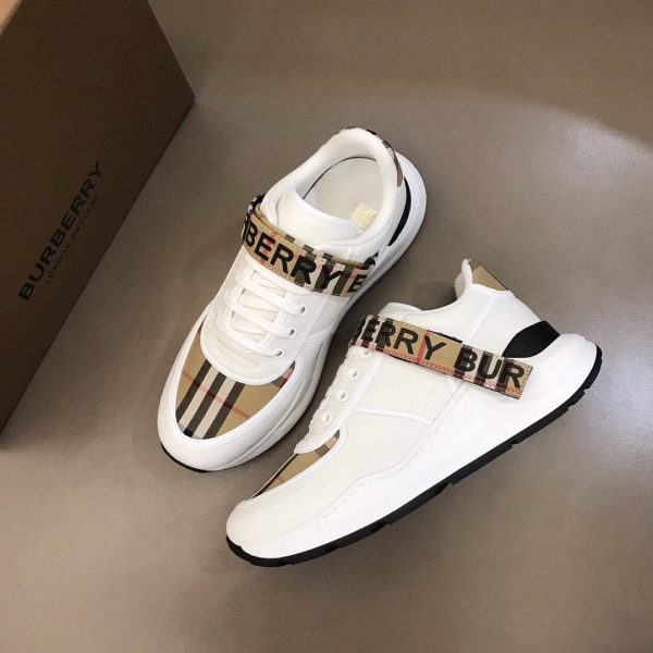 BURBERRY LOGO STRAP SNEAKERS – BBR55 - Image 8