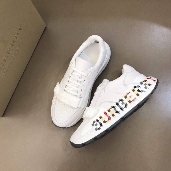 BURBERRY LOGO STRAP SNEAKERS – BBR57 - Image 6