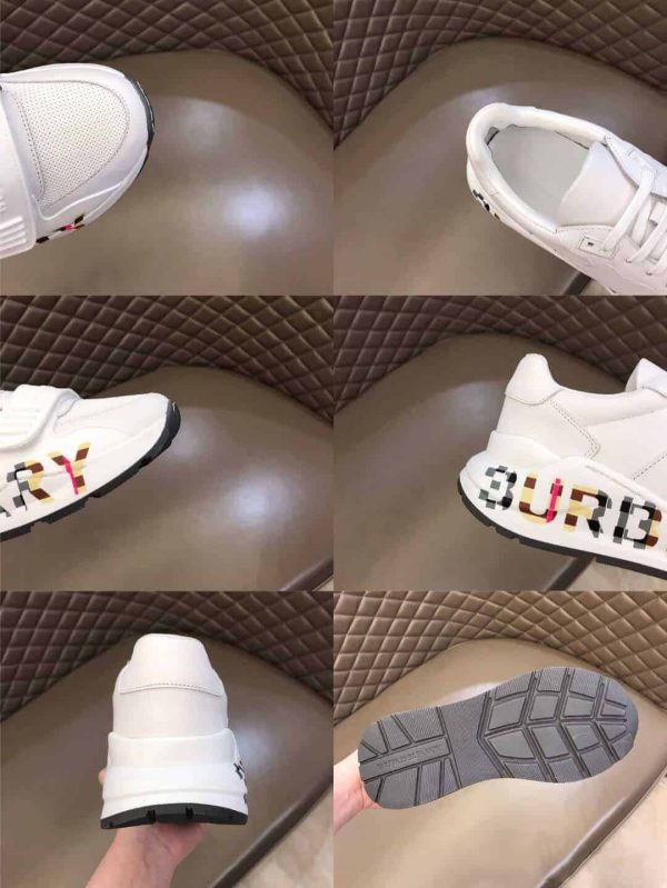 BURBERRY LOGO STRAP SNEAKERS – BBR57 - Image 9
