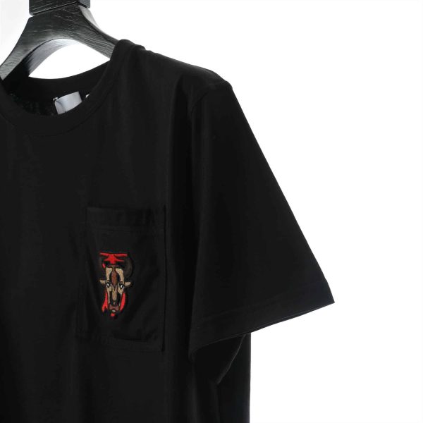 Burberry Logo T-Shirt – BBRS41 - Image 7