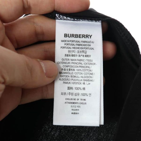 Burberry Logo T-Shirt – BBRS46 - Image 3