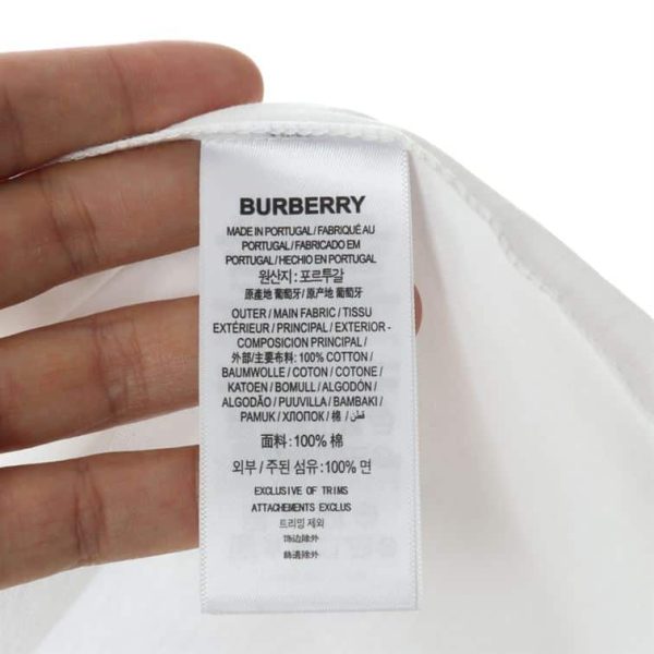 Burberry Logo T-Shirt – BBRS47 - Image 3