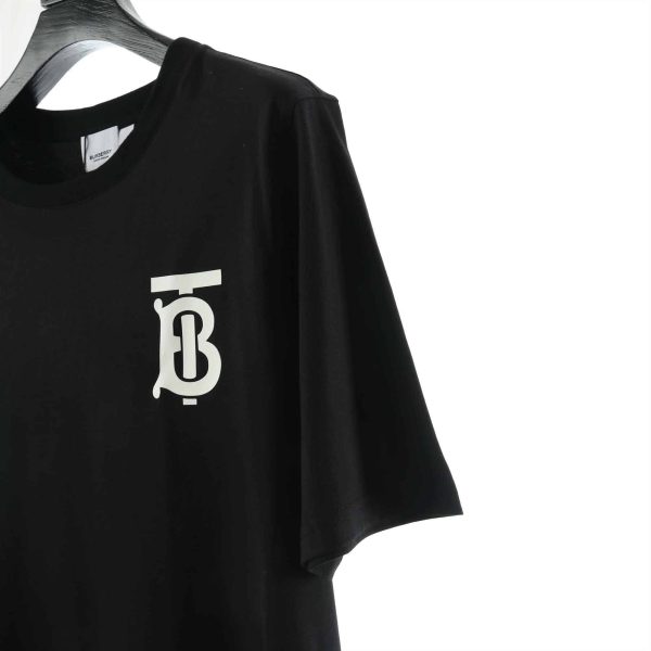 Burberry Monogram Motif Cotton Oversized T-Shirt – BBRS38 - Image 4