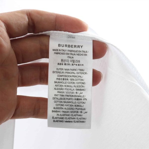 Burberry Monogram Motif Cotton Oversized T-Shirt – BBRS39 - Image 3