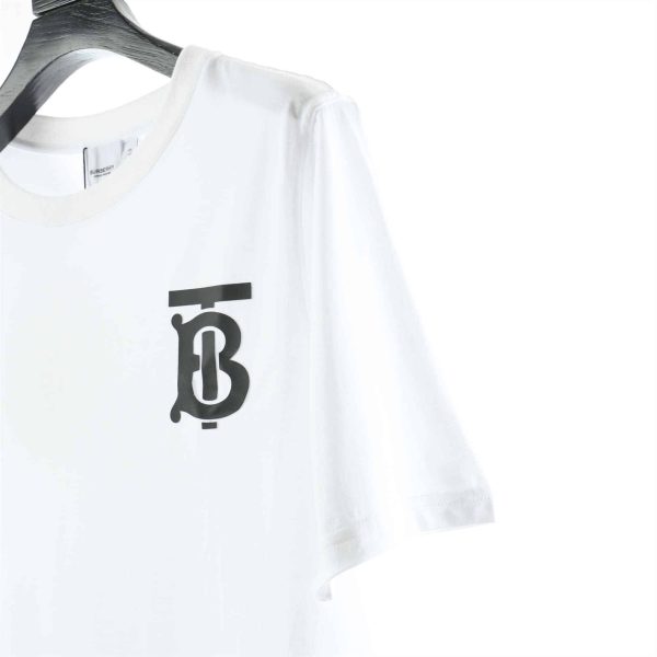 Burberry Monogram Motif Cotton Oversized T-Shirt – BBRS39 - Image 5