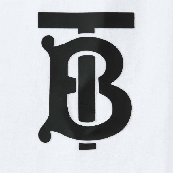 Burberry Monogram Motif Cotton Oversized T-Shirt – BBRS39 - Image 6