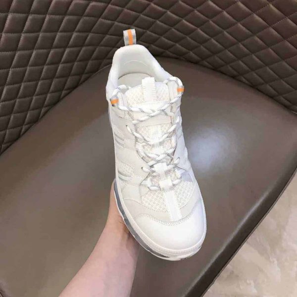 BURBERRY NYLON AND LEATHER UNION SNEAKERS – BBR59 - Image 4