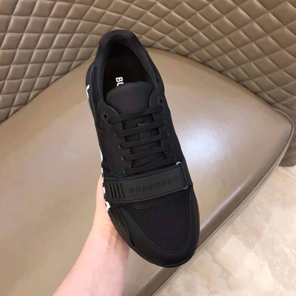 BURBERRY REGIS CHECK LACE-UP SNEAKER – BBR39 - Image 4