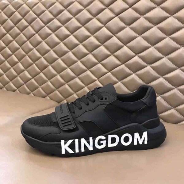 BURBERRY REGIS CHECK LACE-UP SNEAKER – BBR39 - Image 5