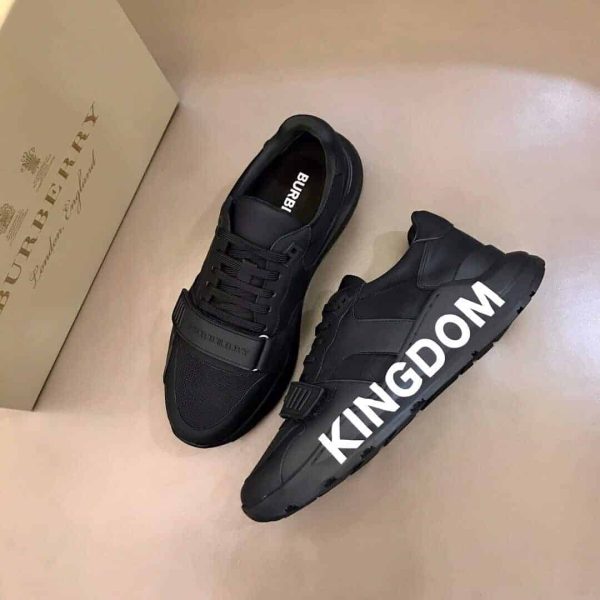 BURBERRY REGIS CHECK LACE-UP SNEAKER – BBR39 - Image 8