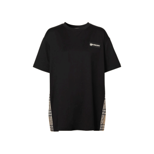 BURBERRY VINTAGE CHECK PANEL T-SHIRT – BBR62
