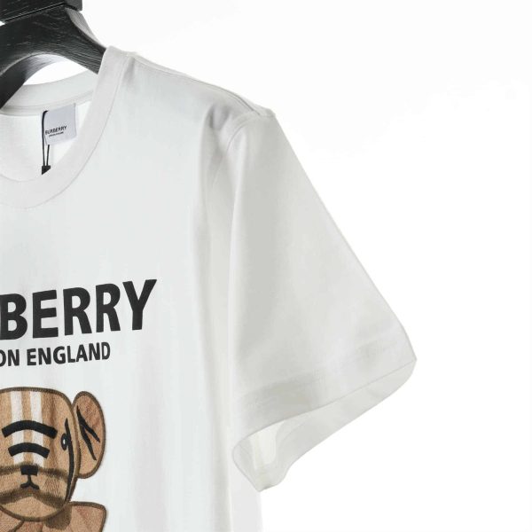 Burberry Teddy Bear Embroidered Logo T-shirt – BBRS13 - Image 6