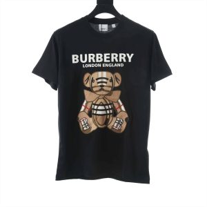 Burberry Teddy Bear Embroidered Logo T-shirt – BBRS14
