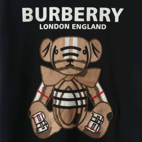 Burberry Teddy Bear Embroidered Logo T-shirt – BBRS14 - Image 5
