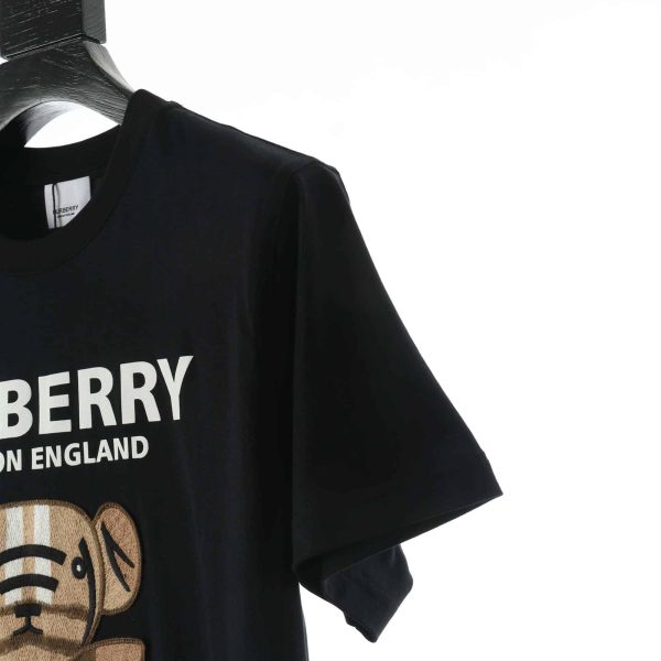Burberry Teddy Bear Embroidered Logo T-shirt – BBRS14 - Image 6