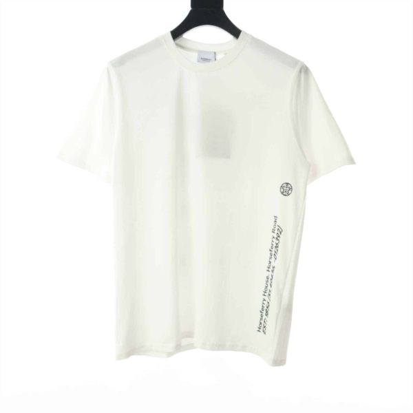 Burberry White Carrick Coordinate T-Shirt – BBRS09