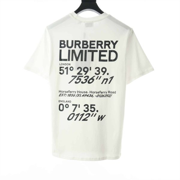 Burberry White Carrick Coordinate T-Shirt – BBRS09 - Image 2