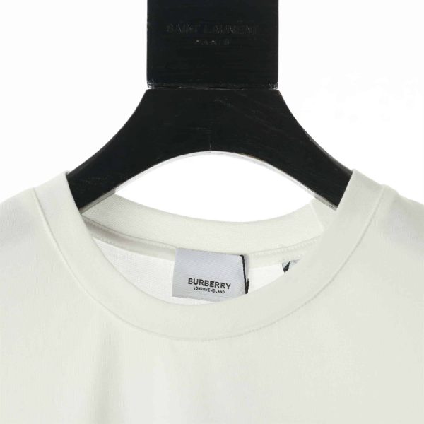 Burberry White Carrick Coordinate T-Shirt – BBRS09 - Image 3