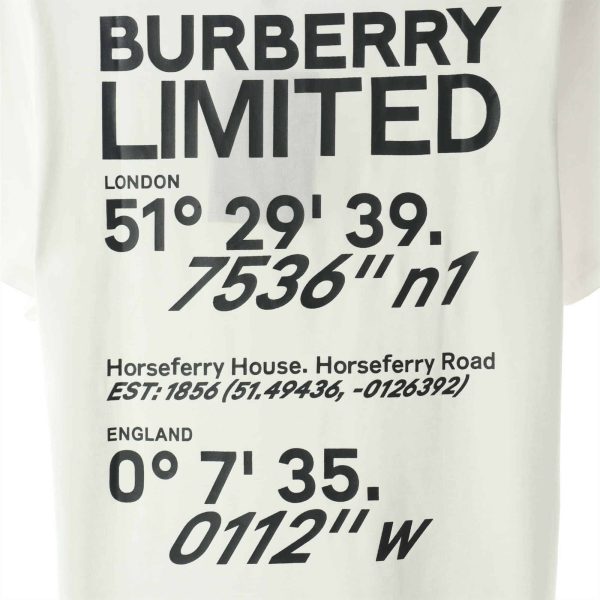 Burberry White Carrick Coordinate T-Shirt – BBRS09 - Image 6