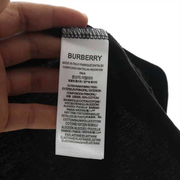 Burberry Black Carrick Coordinate T-Shirt – BBRS10 - Image 3