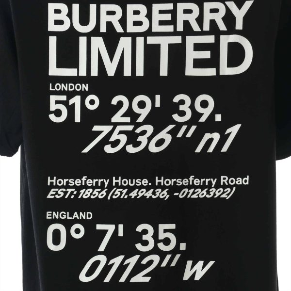 Burberry Black Carrick Coordinate T-Shirt – BBRS10 - Image 4