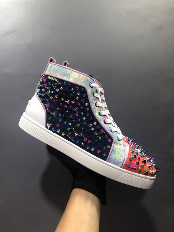 CHRISTIAN LOUBOUTIN HIGH TOP SNEAKER  – CL108 - Image 7