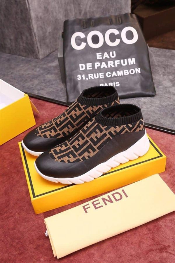 Fendi Tech Fabric Low-Tops – FD002 - Image 3