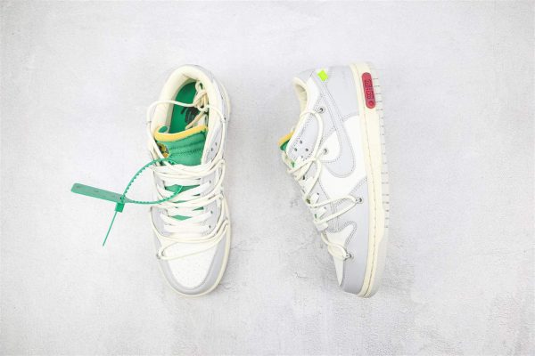 OFF WHITE X NIKE DUNK LOW SNEAKERS – NK62 - Image 7