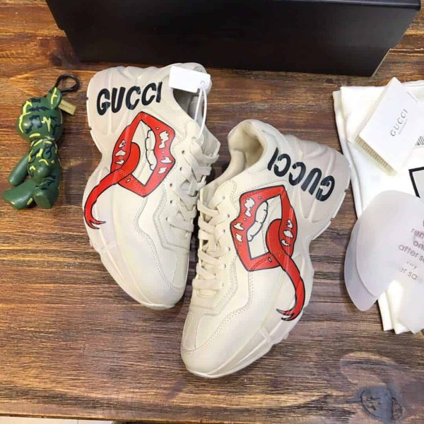 GUCCI RHYTON SNEAKER WITH MOUTH PRINT- GC056 - Image 7