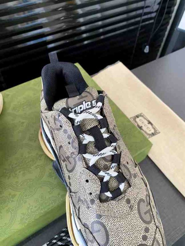 GUCCI x BALENCIAGA TRIPLE S TRAINERS – GG100 - Image 9