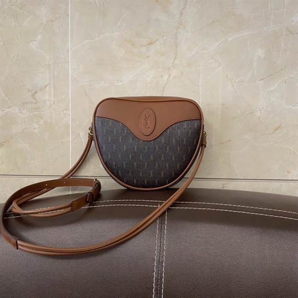 LE MONOGRAMME CŒUR BAG IN CANVAS AND SMOOTH LEATHER – WBY14 - Image 9