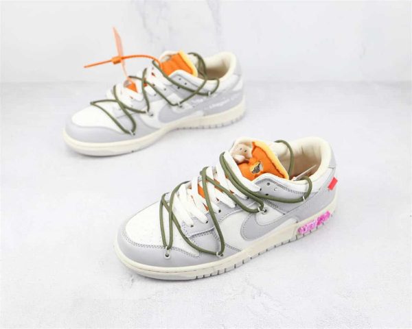 OFF WHITE X NIKE DUNK LOW SNEAKERS -NK67 - Image 8
