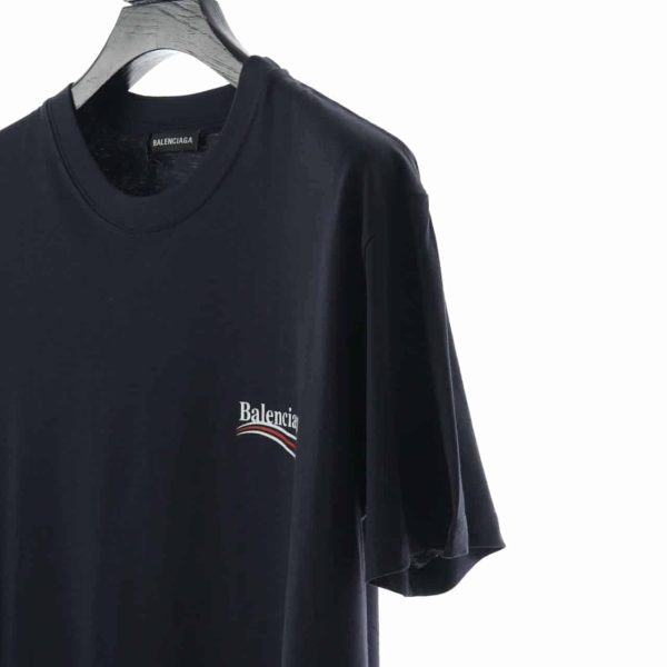 BALENCIAGA CLASSIC NAVY COKE SHORT SLEEVE - Image 3