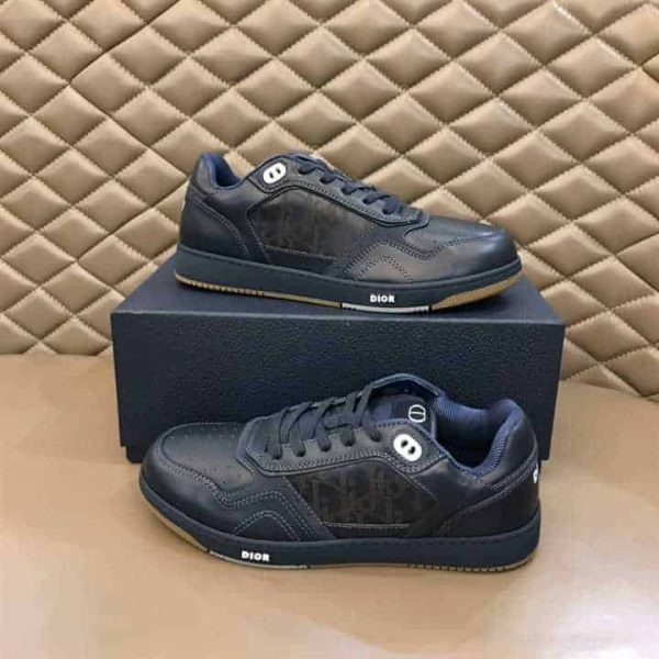 DIOR WORLD TOUR B27 LOW-TOP SNEAKER NAVY BLUE – CD73 - Image 8