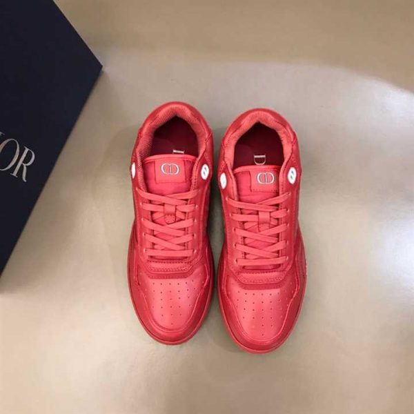 DIOR WORLD TOUR B27 LOW-TOP SNEAKER RED – CDO74 - Image 4