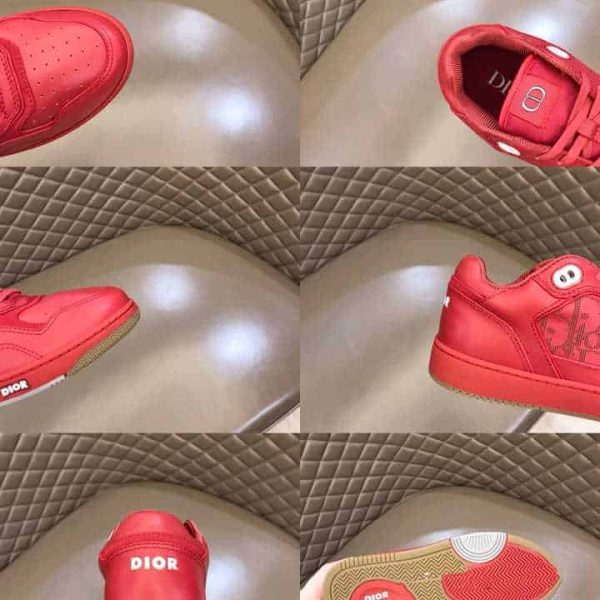 DIOR WORLD TOUR B27 LOW-TOP SNEAKER RED – CDO74 - Image 5