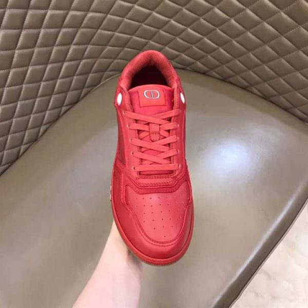 DIOR WORLD TOUR B27 LOW-TOP SNEAKER RED – CDO74 - Image 6
