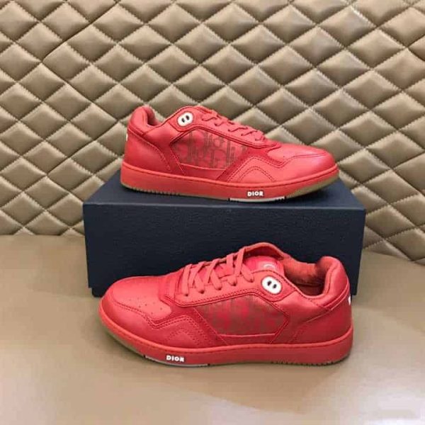 DIOR WORLD TOUR B27 LOW-TOP SNEAKER RED – CDO74 - Image 8