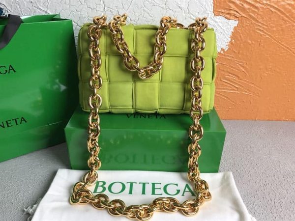 BOTTEGA VENETA WOMEN’S CHAIN CASSETTE IN KIWI – WBV02 - Image 3